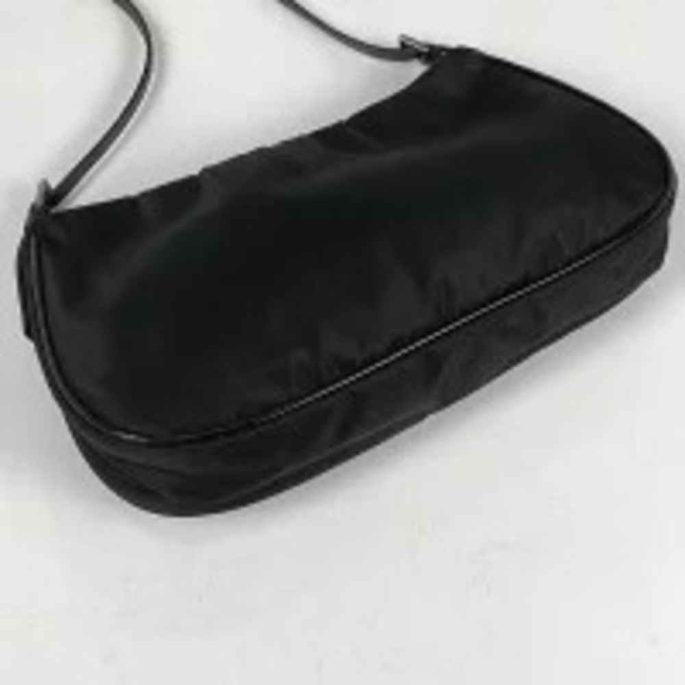 Prada Plate Nero Handbag Shoulder Bag Black